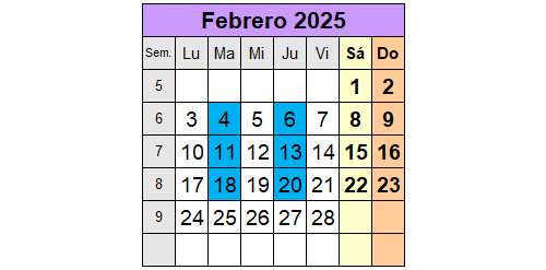 bizk tardes febrero